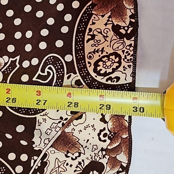 Cal Fashion womens boho long maxi skirt  sz medium color brown tan casual  midi - Picture 11 of 14